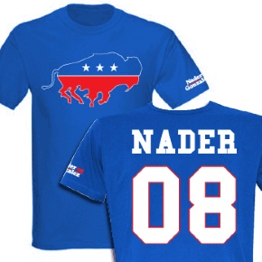 Limited Edition Nader ‘08 Buffalo Shirts .